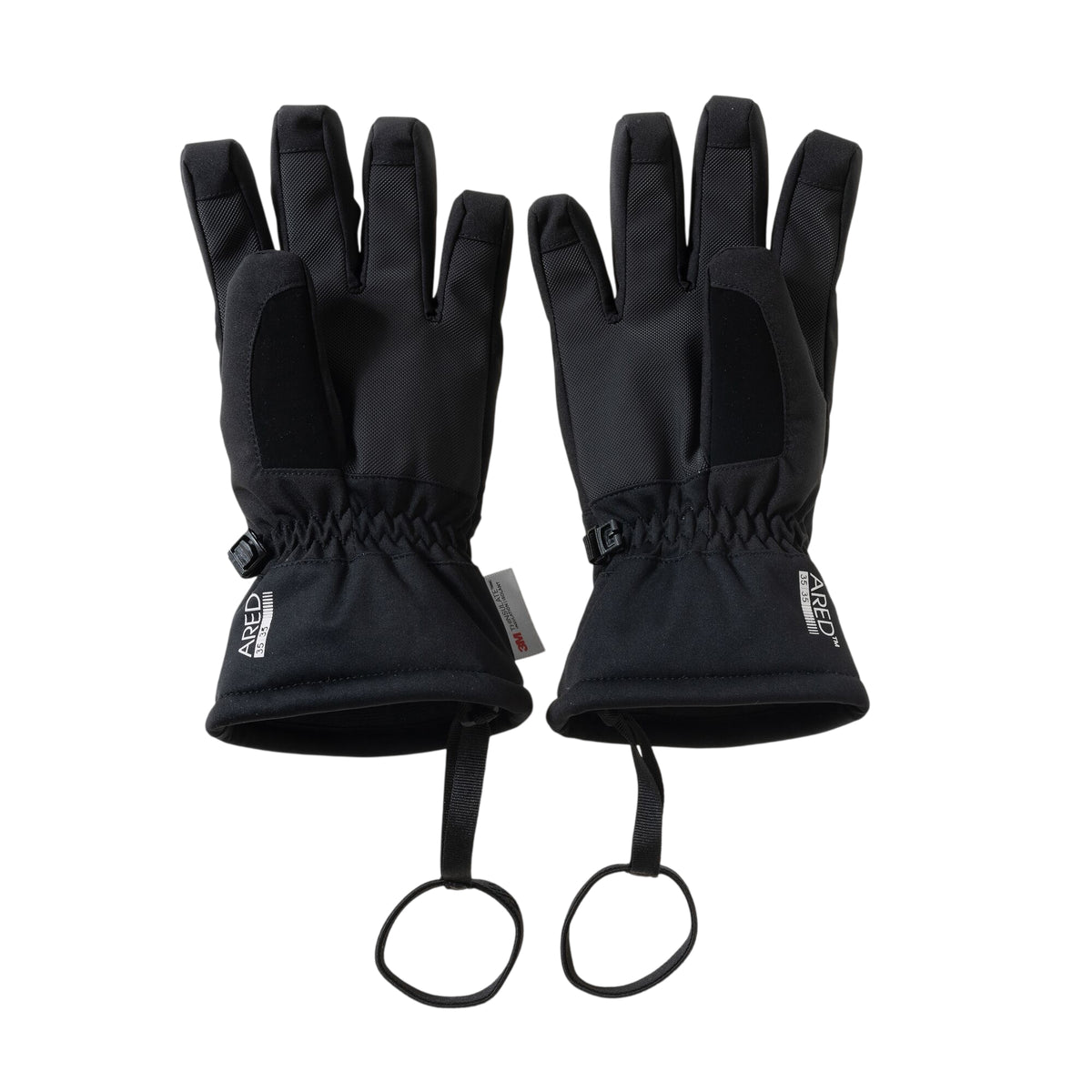 Black - Back - Dare 2B Childrens-Kids Freeride Ski Gloves