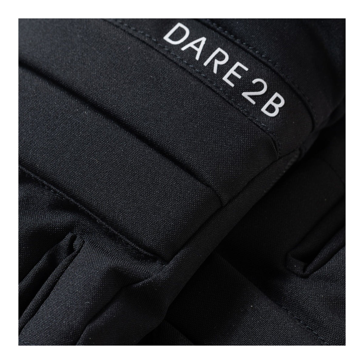 Black - Side - Dare 2B Childrens-Kids Freeride Ski Gloves