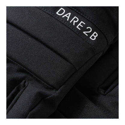 Black - Side - Dare 2B Childrens-Kids Freeride Ski Gloves