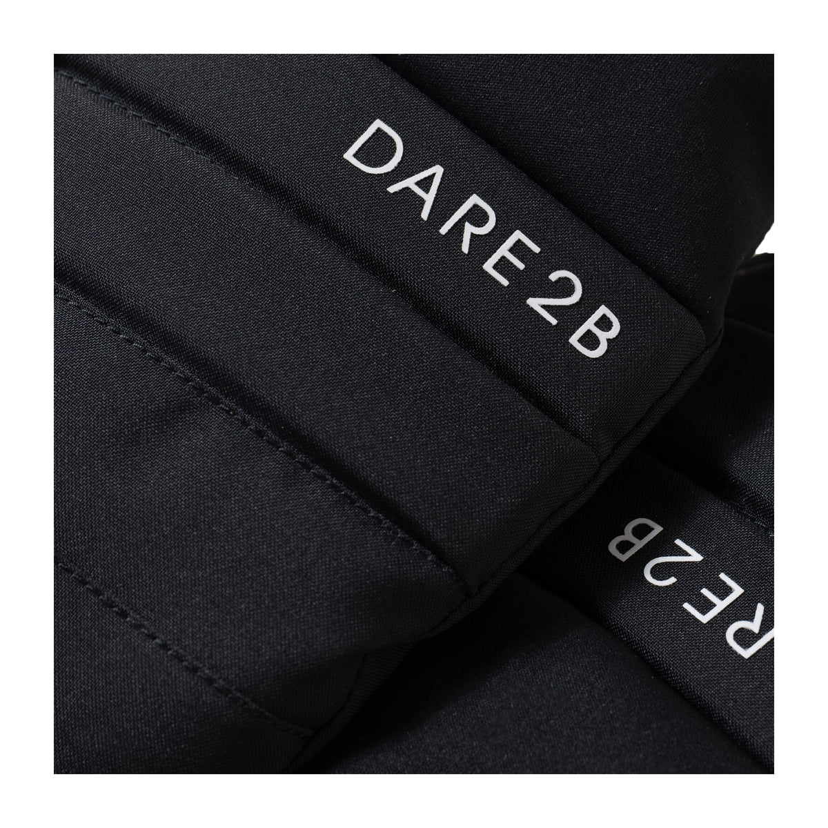 Black - Side - Dare 2B Childrens-Kids Freeride Ski Mittens
