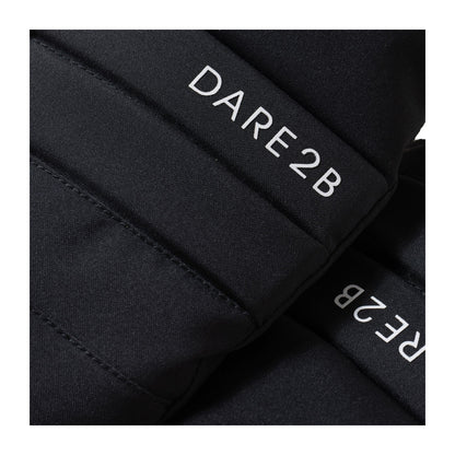Black - Side - Dare 2B Childrens-Kids Freeride Ski Mittens