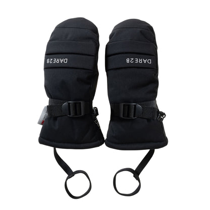 Black - Front - Dare 2B Childrens-Kids Freeride Ski Mittens