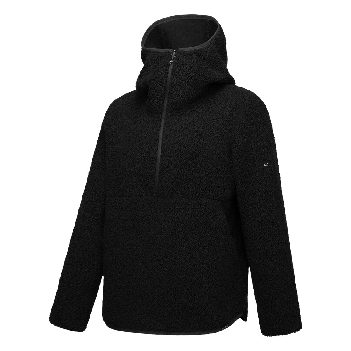 Black - Side - Regatta Womens-Ladies Elindra Water Repellent Half Zip Fleece