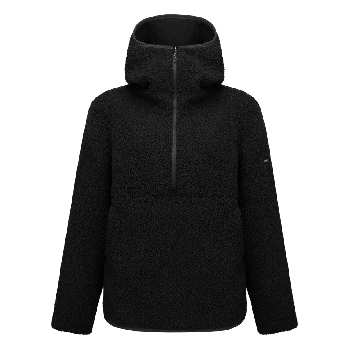Black - Front - Regatta Womens-Ladies Elindra Water Repellent Half Zip Fleece