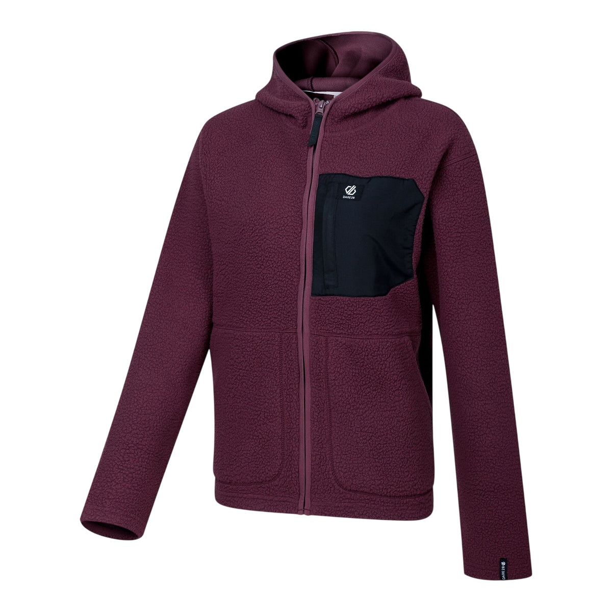 Huckleberry - Side - Dare 2B Womens-Ladies Firn Borg Hooded Fleece