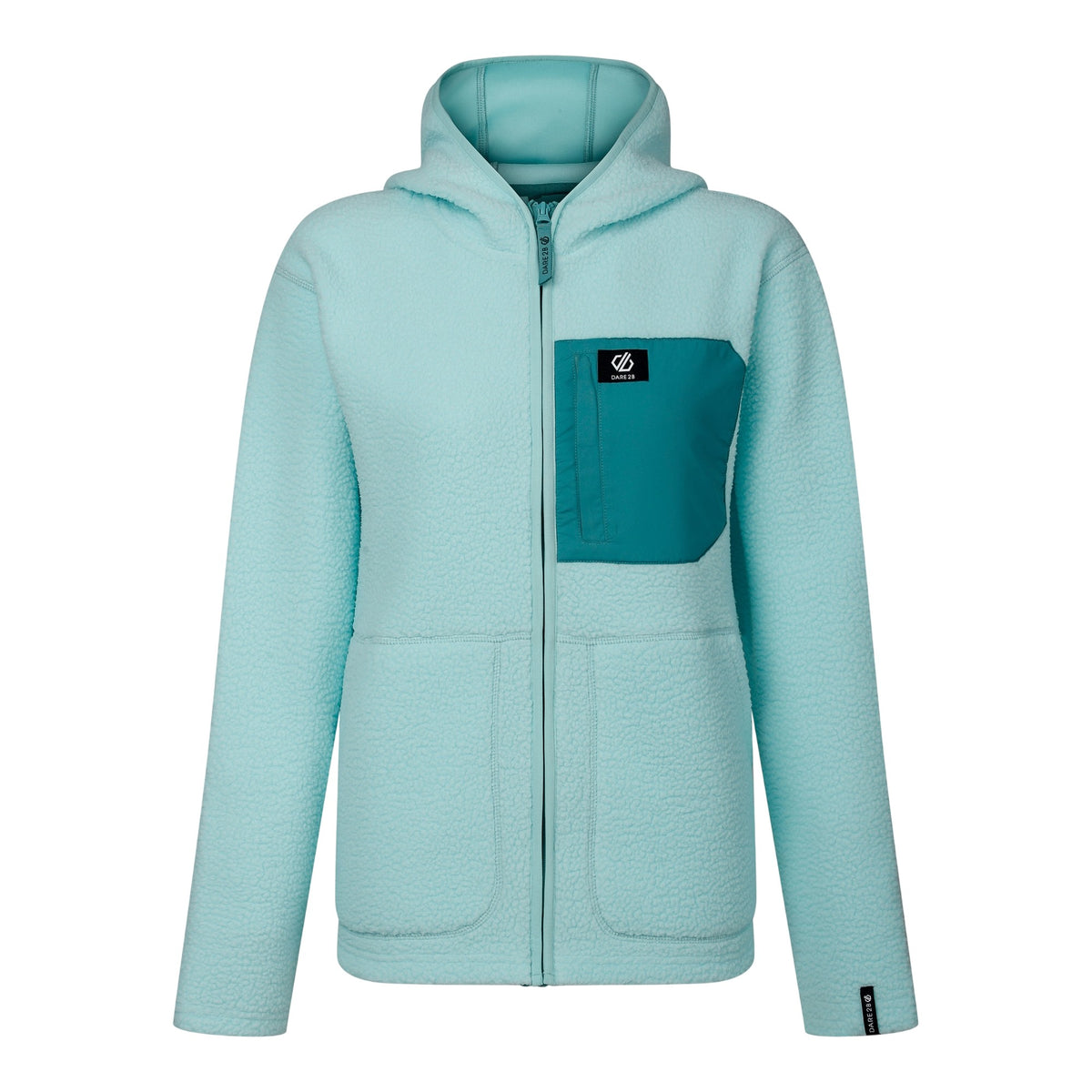Water Ballet - Front - Dare 2B Womens-Ladies Firn Borg Hooded Fleece