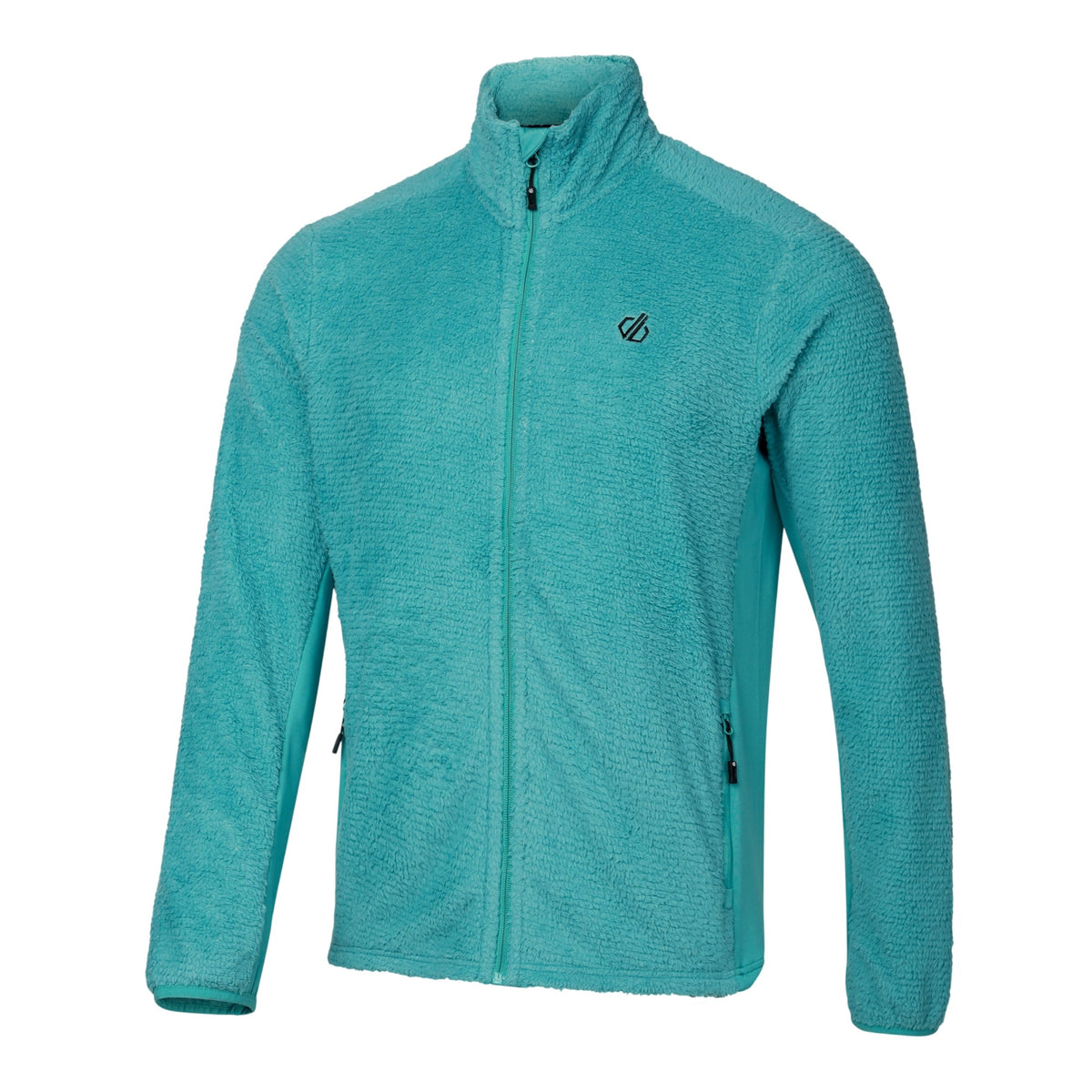 Teal - Side - Dare 2B Mens Levitate Full Zip Fleece Jacket