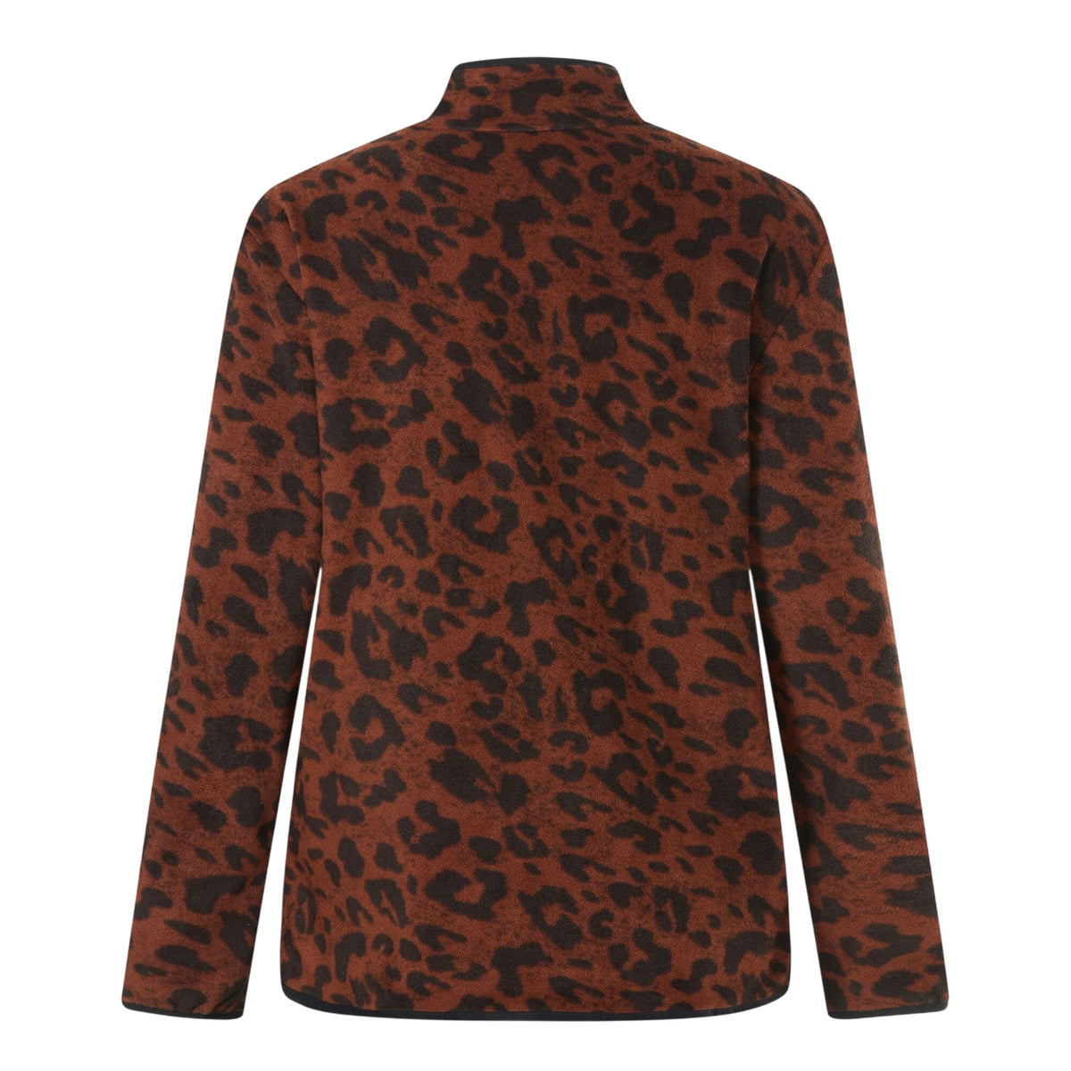 Dark - Back - Regatta Womens-Ladies Frankie Leopard Full Zip Fleece Jacket