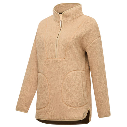 Barleycorn - Side - Regatta Womens-Ladies Frankie Borg Half Zip Longline Fleece Top