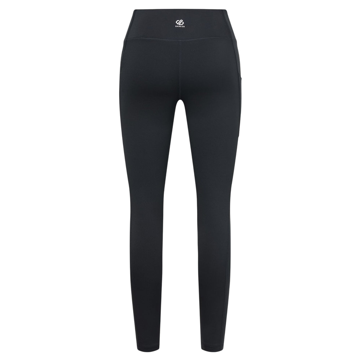 Black - Back - Dare 2B Womens-Ladies Power Brushed Back Thermal Leggings