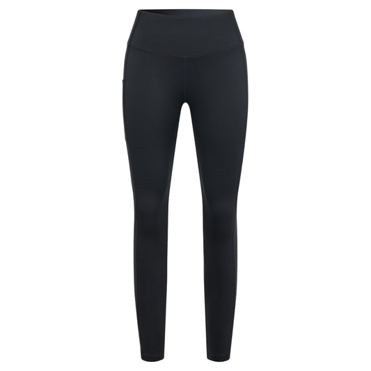 Black - Front - Dare 2B Womens-Ladies Power Brushed Back Thermal Leggings