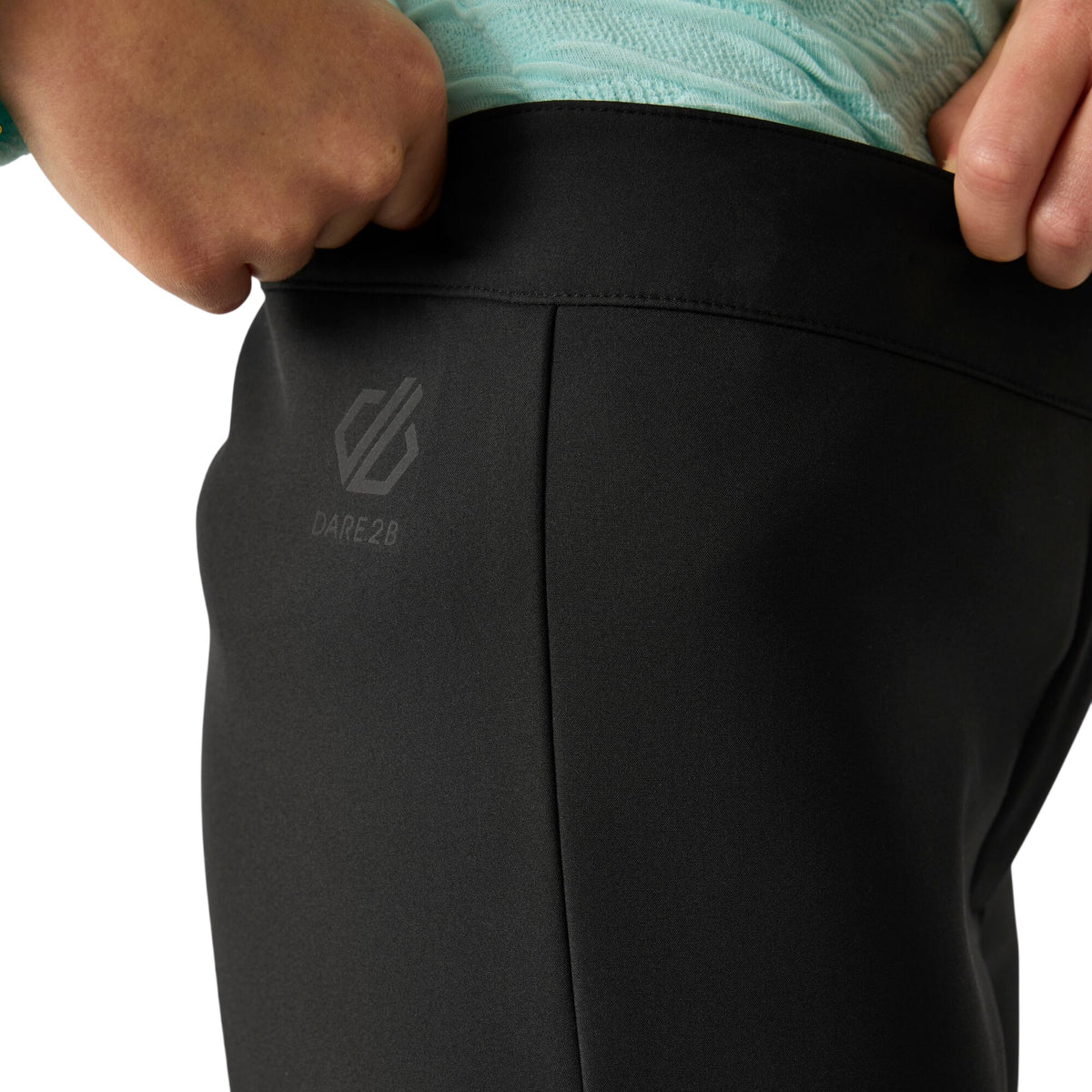 Black - Close up - Dare 2B Girls Glide Ski Trousers