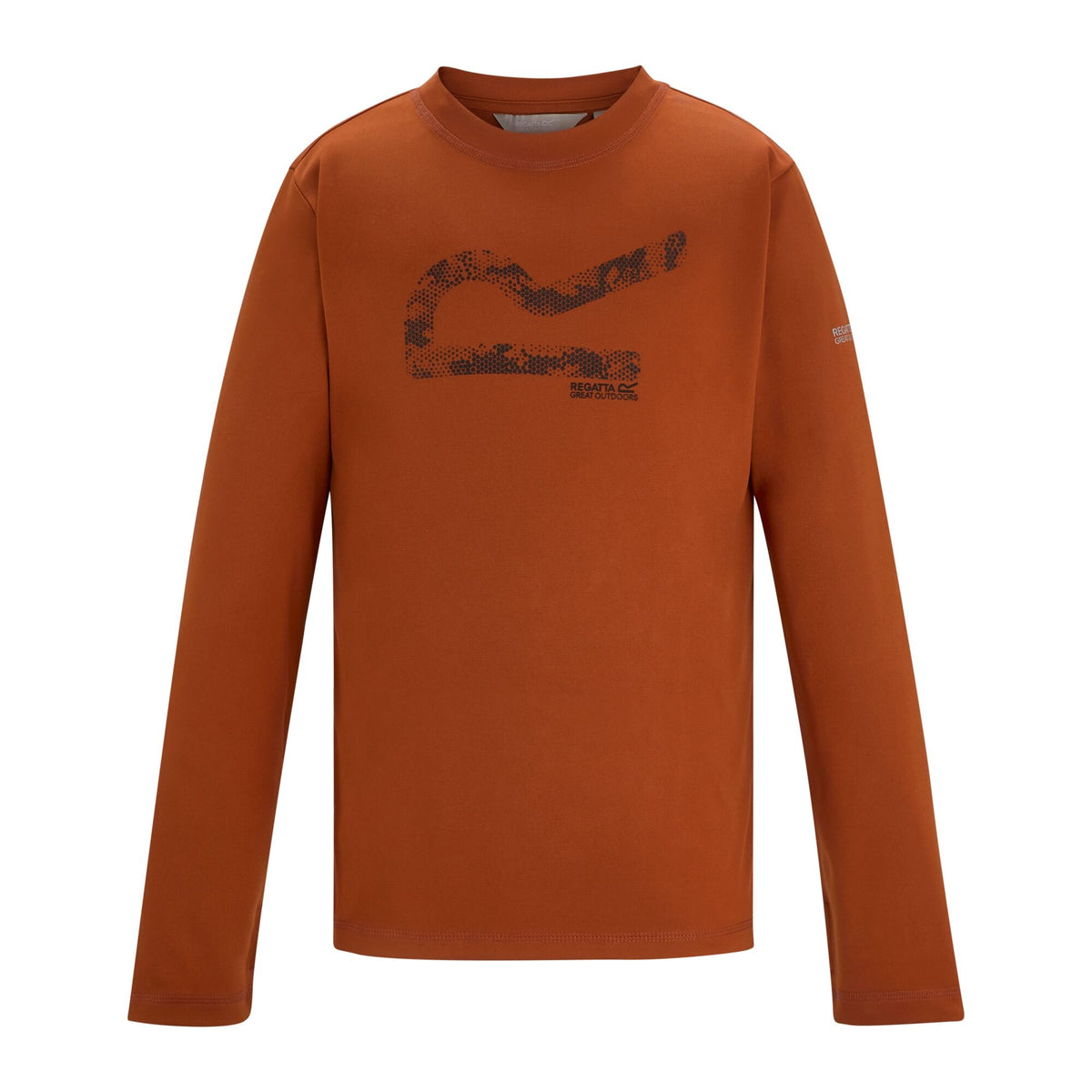 Rooibos Tea - Front - Regatta Childrens-Kids Alvarado Big Logo T-Shirt