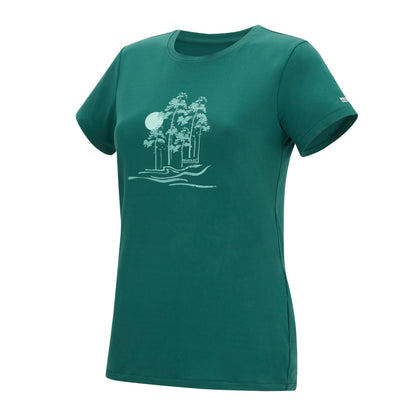 Mediterranea - Side - Regatta Womens-Ladies Fingal Shoreside Lake Stretch T-Shirt