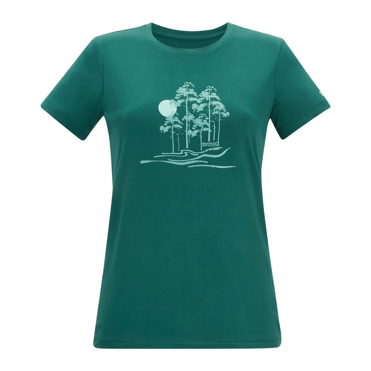 Mediterranea - Front - Regatta Womens-Ladies Fingal Shoreside Lake Stretch T-Shirt