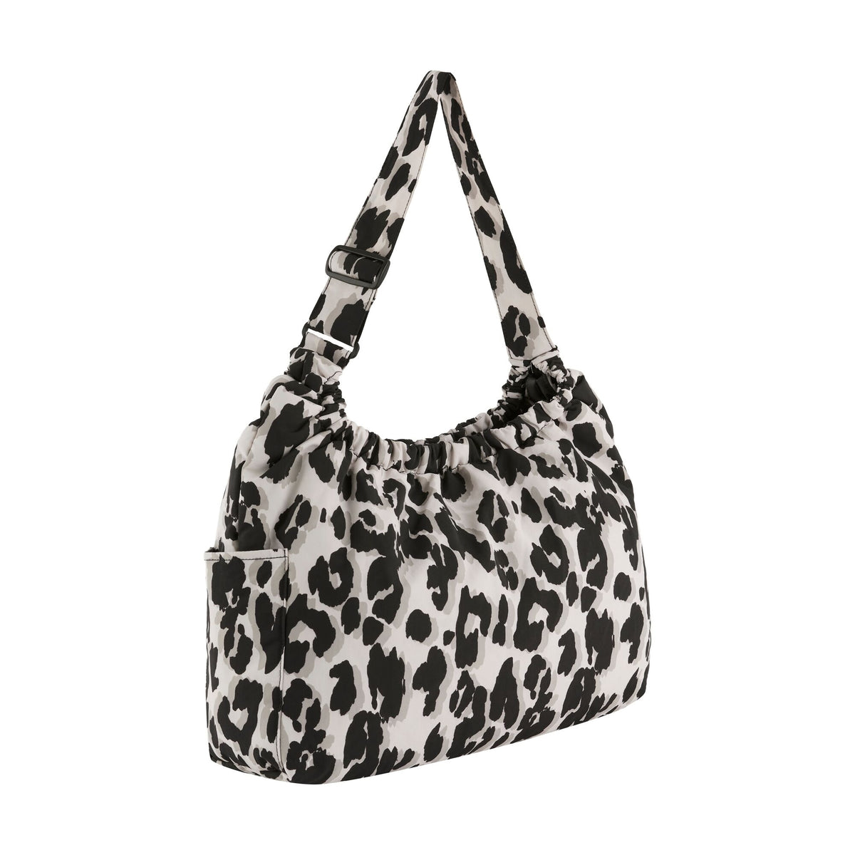 Brown-Black - Side - Regatta Leopard Print Shoulder Bag