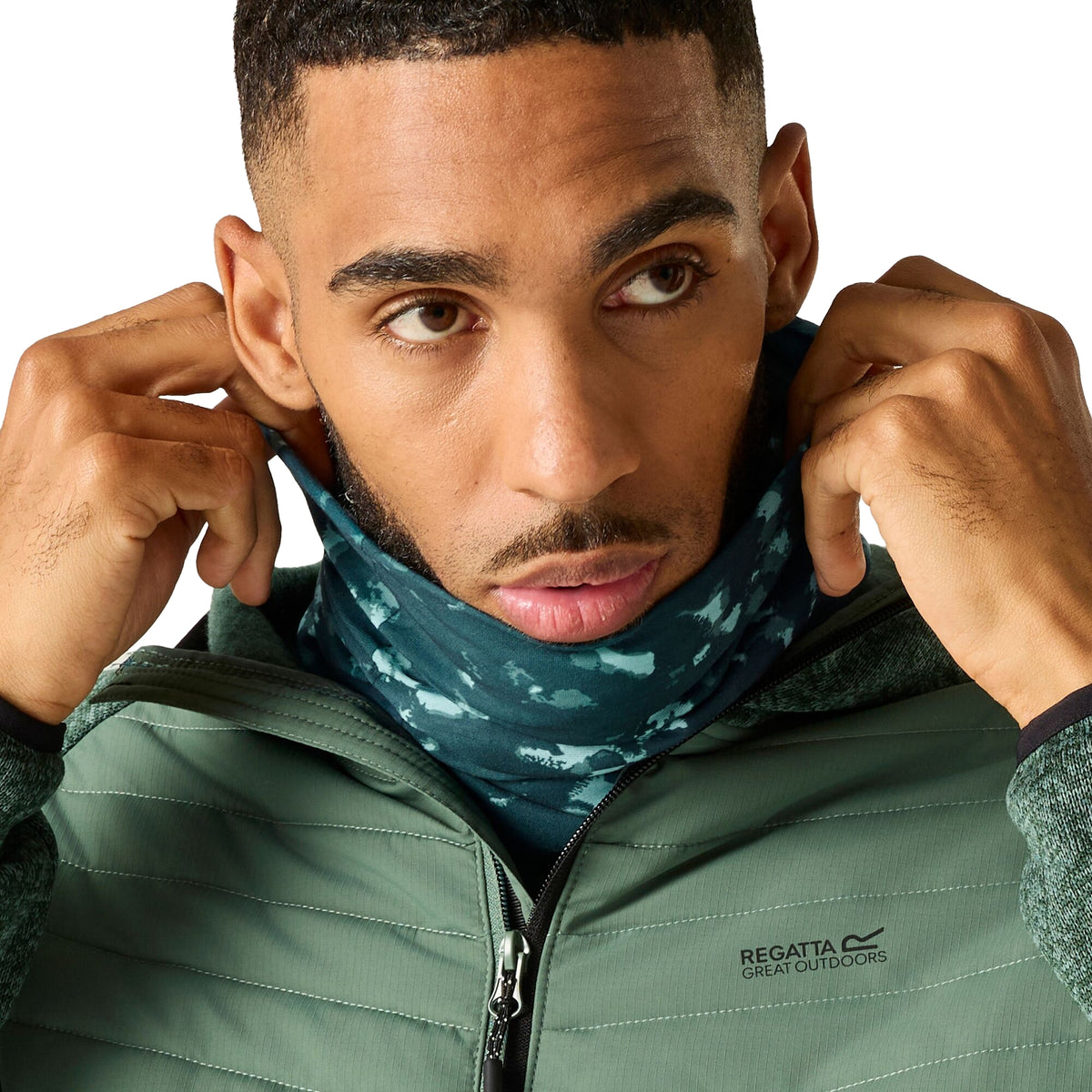 Mediterranea - Pack Shot - Regatta Unisex Adult Multitube II Brush Stroke Snood