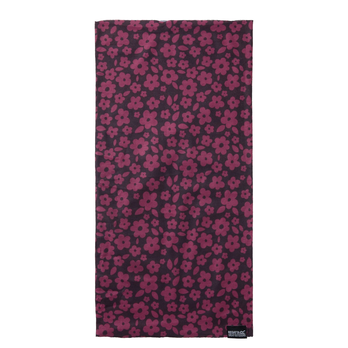 Violet Fig - Back - Regatta Childrens-Kids Multitube II Floral Snood