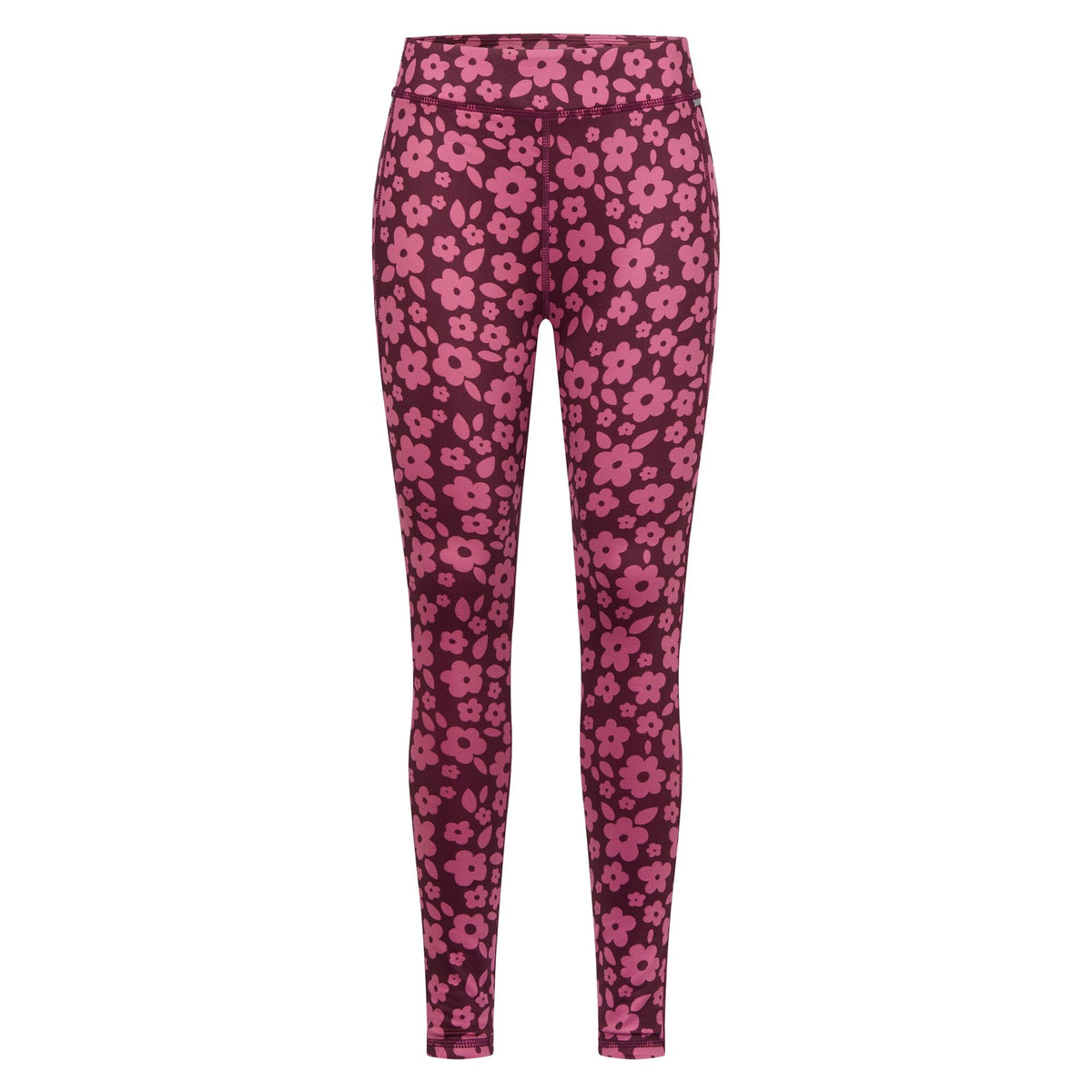 Fig Violet - Front - Regatta Childrens-Kids Barlia Floral All-Over Print Leggings