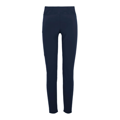Navy - Side - Regatta Womens-Ladies Monira Water Repellent Hiking Leggings
