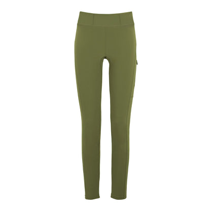 Olive Night - Front - Regatta Womens-Ladies Monira Water Repellent Hiking Leggings