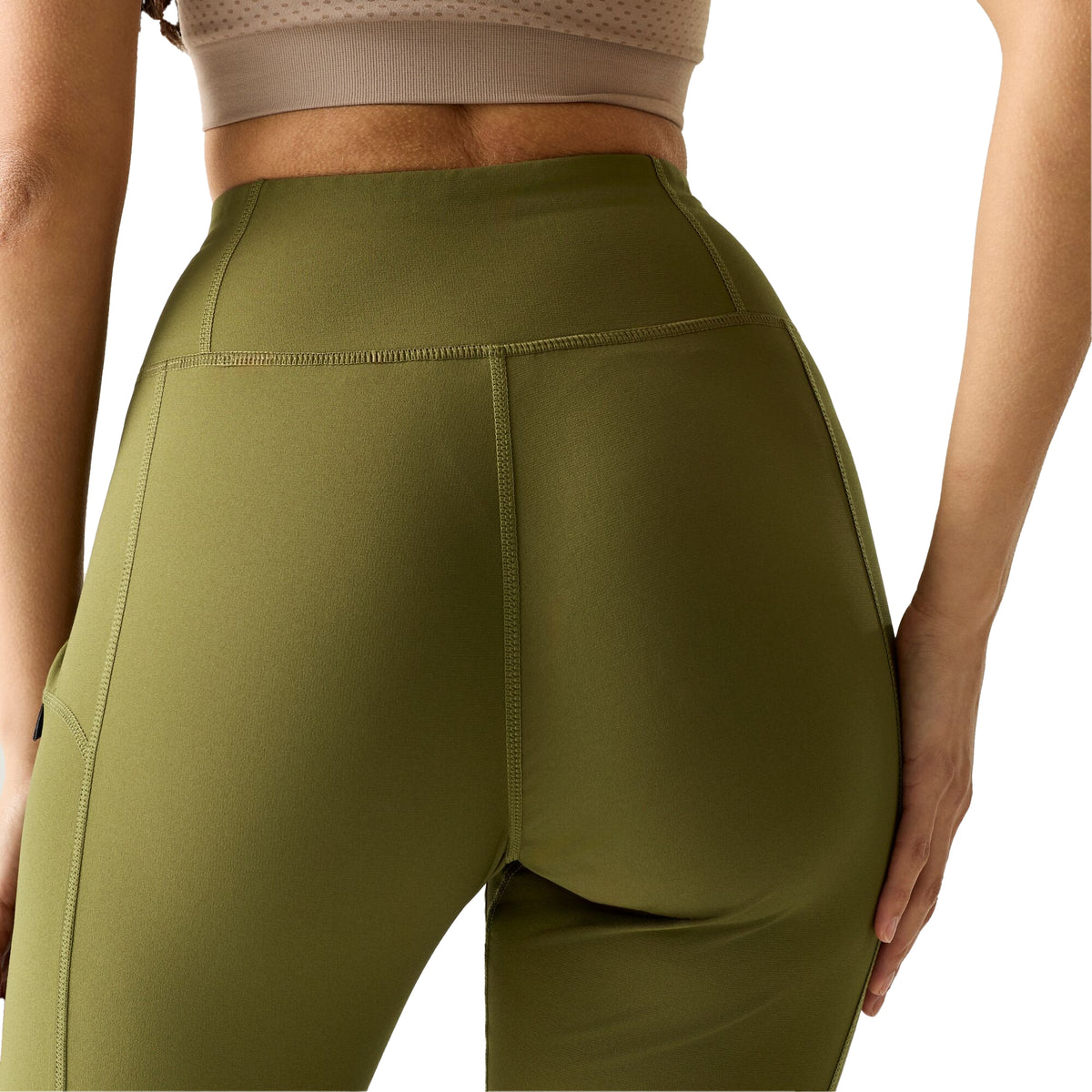 Olive Night - Pack Shot - Regatta Womens-Ladies Monira Water Repellent Hiking Leggings