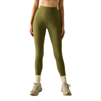 Olive Night - Close up - Regatta Womens-Ladies Monira Water Repellent Hiking Leggings