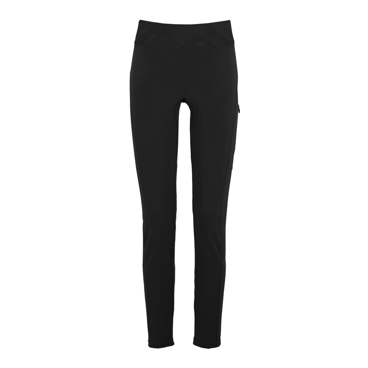 Black - Front - Regatta Womens-Ladies Monira Water Repellent Hiking Leggings