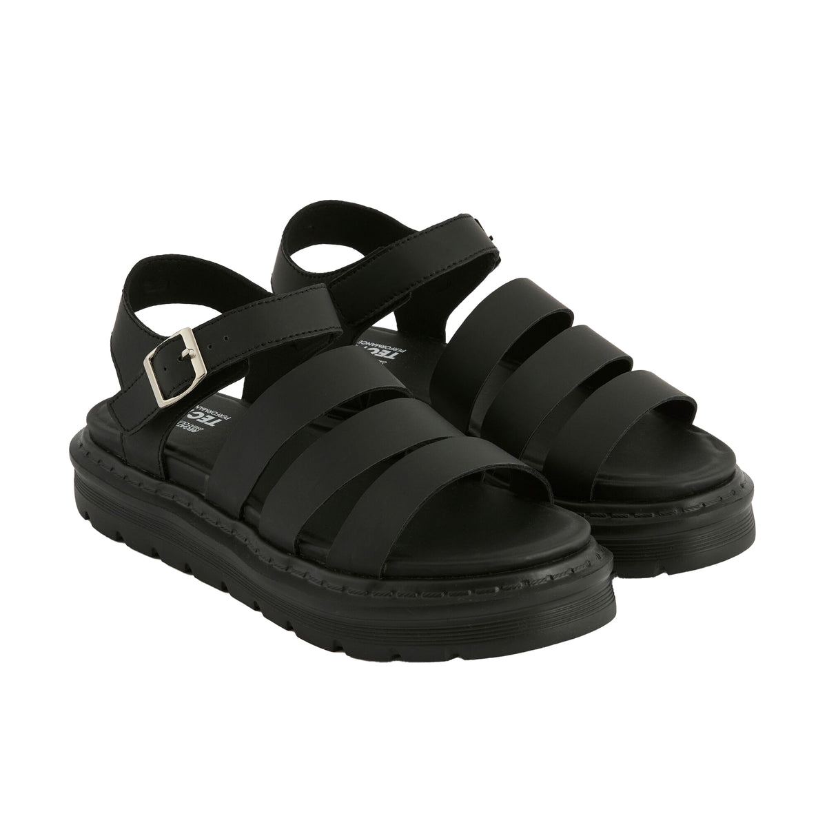 Black - Close up - Regatta Womens-Ladies Porto Sandals