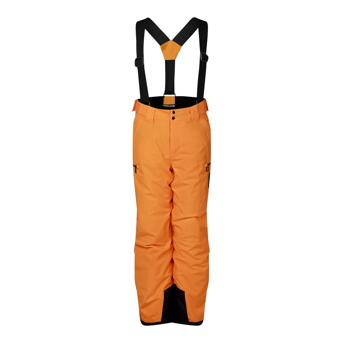 Electric Orange - Front - Dare 2B Childrens-Kids Pow III Insulated Ski Trousers