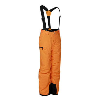 Electric Orange - Side - Dare 2B Childrens-Kids Pow III Insulated Ski Trousers