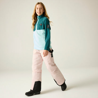 Pink Haze - Lifestyle - Dare 2B Childrens-Kids Pow III Insulated Ski Trousers