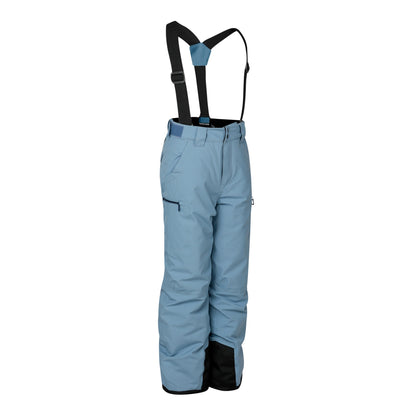 Dusky Blue - Side - Dare 2B Childrens-Kids Pow III Insulated Ski Trousers