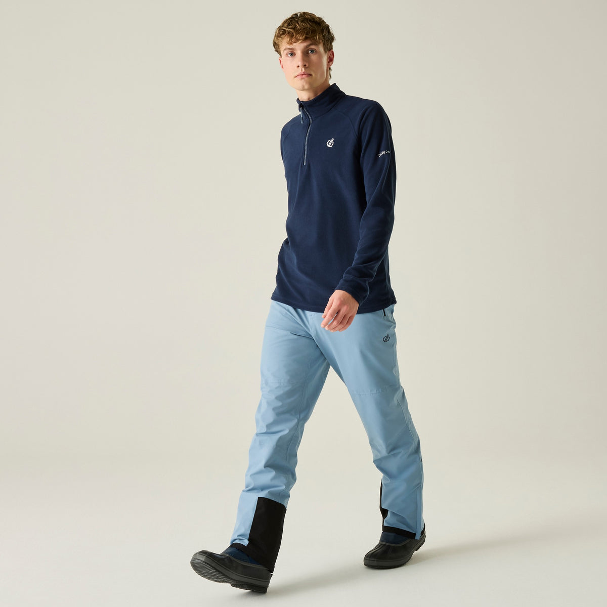 Dusky Blue - Lifestyle - Dare 2B Mens Achieve III Ski Trousers
