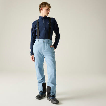 Dusky Blue - Pack Shot - Dare 2B Mens Achieve III Ski Trousers