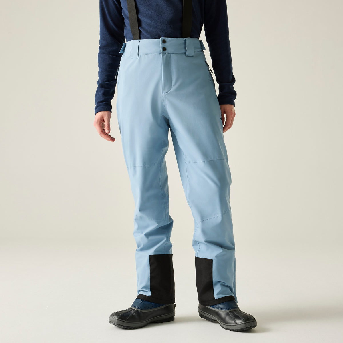Dusky Blue - Close up - Dare 2B Mens Achieve III Ski Trousers