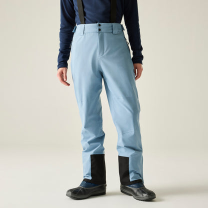 Dusky Blue - Close up - Dare 2B Mens Achieve III Ski Trousers