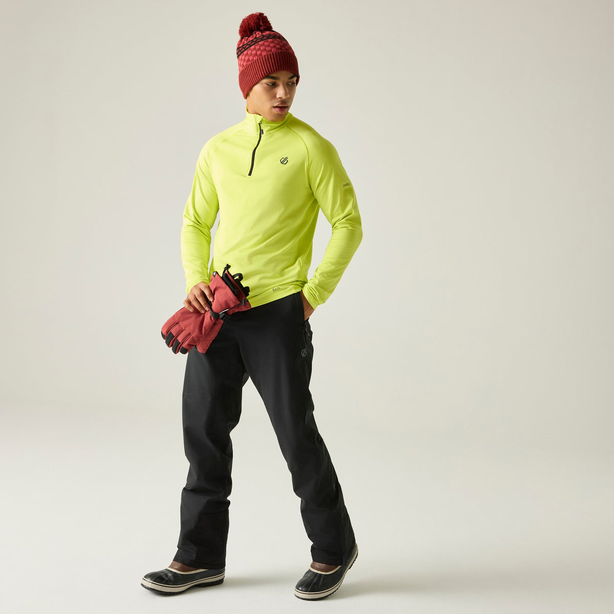 Black - Lifestyle - Dare 2B Mens Achieve III Ski Trousers