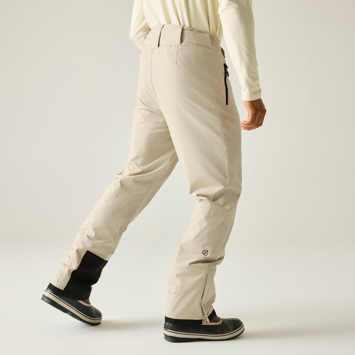 White Pepper - Close up - Dare 2B Mens Achieve III Ski Trousers