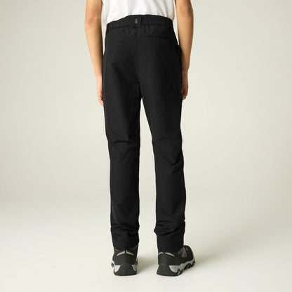 Black - Close up - Regatta Childrens-Kids Highton Trousers