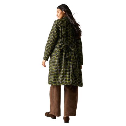 Black-Olive - Back - Regatta Womens-Ladies Orla Eclipse Waterproof Mackintosh