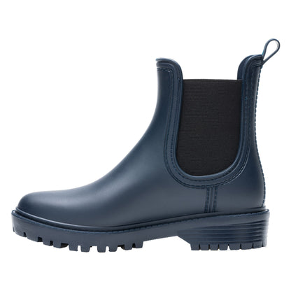 Navy - Side - Regatta Childrens-Kids Harriet II Wellington Boots