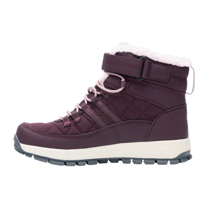 Fig-Powder Lilac - Side - Regatta Childrens-Kids Elbourne Snow Boots