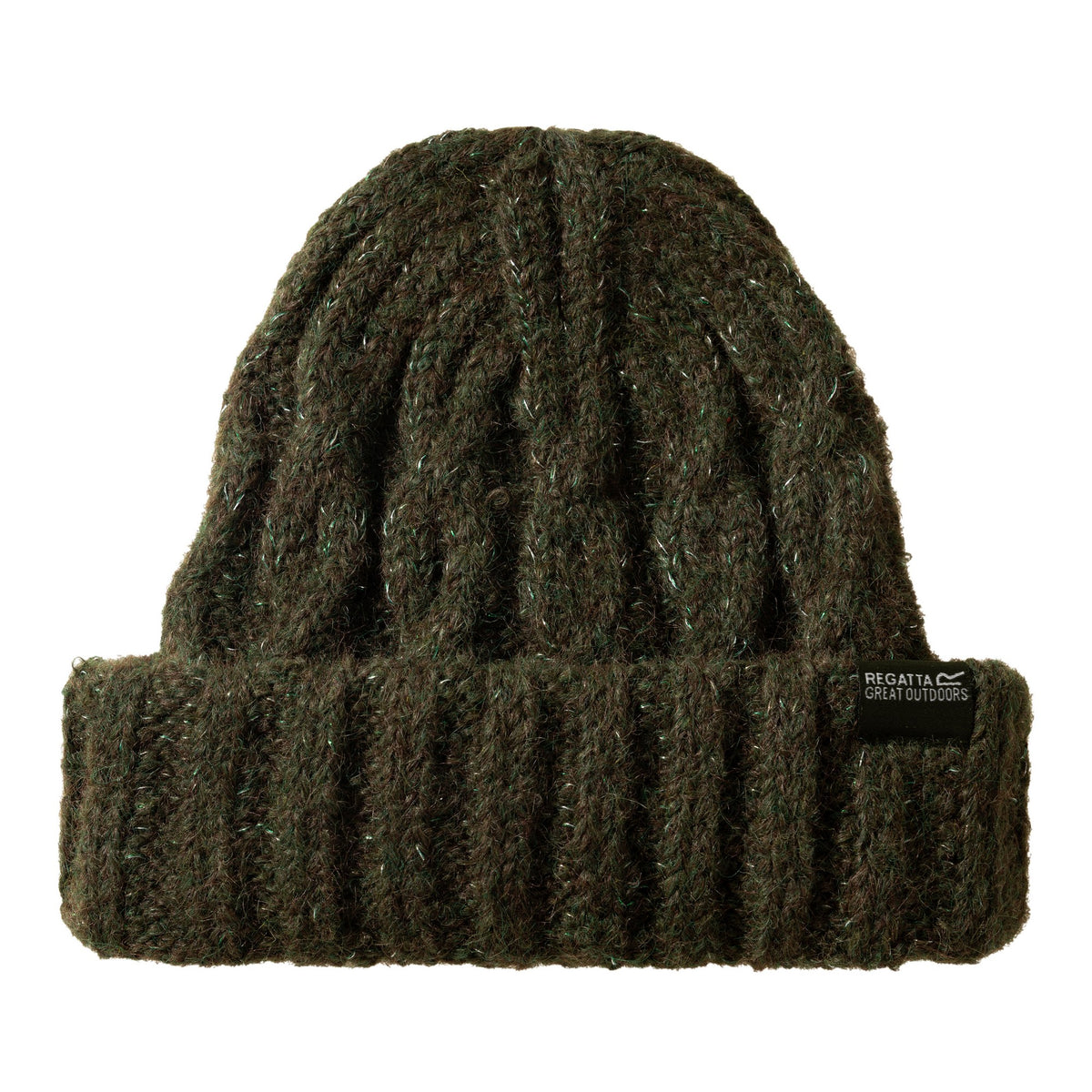 Dark Khaki - Back - Regatta Womens-Ladies Multimix Beanie