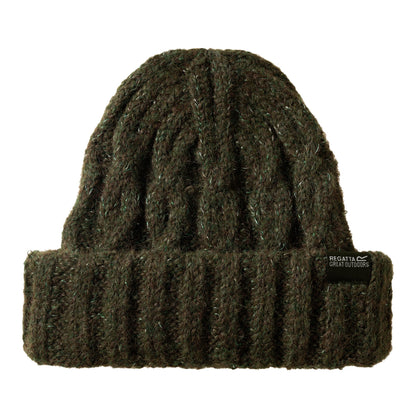 Dark Khaki - Back - Regatta Womens-Ladies Multimix Beanie