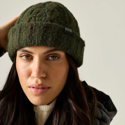 Dark Khaki - Pack Shot - Regatta Womens-Ladies Multimix Beanie