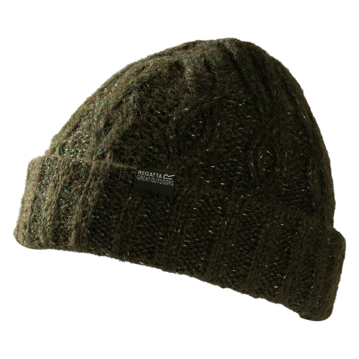 Dark Khaki - Front - Regatta Womens-Ladies Multimix Beanie
