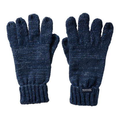 Navy - Front - Regatta Womens-Ladies Multimix Winter Gloves