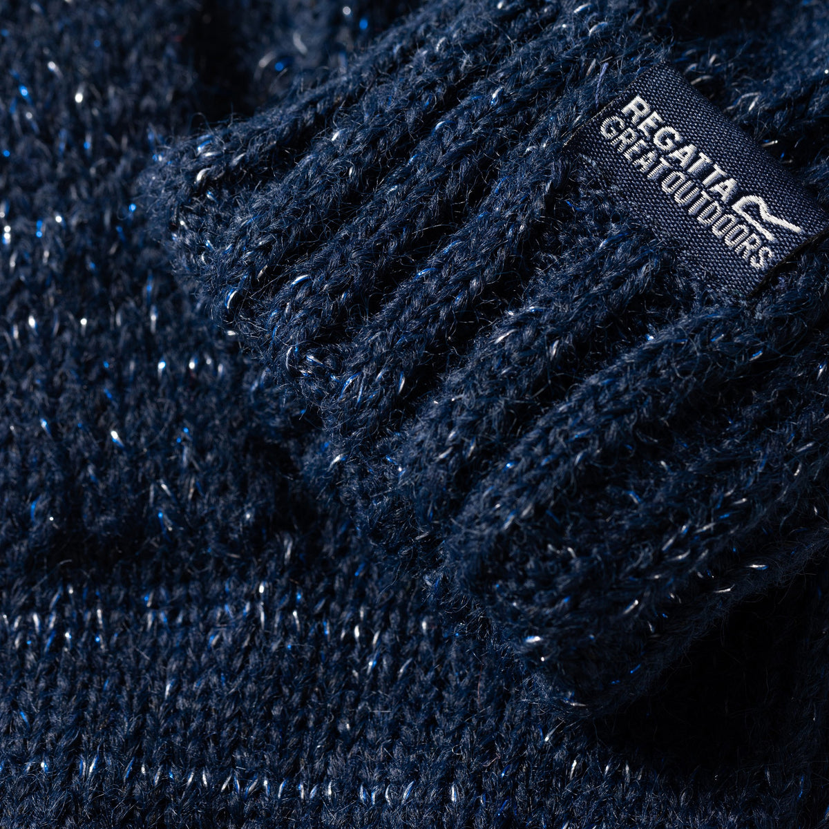 Navy - Side - Regatta Womens-Ladies Multimix Winter Gloves