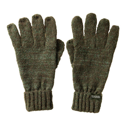 Dark Khaki - Front - Regatta Womens-Ladies Multimix Winter Gloves